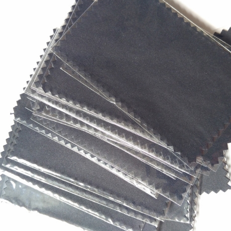 

Jewelry Cleaners & Polish 925 Silver Polishing Cloth plastic bags for Pearl Golden Jewelry Rings necessity 4*8cm