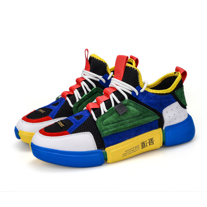 Chaussures décontractées en cuir véritable pour hommes automne branchement peau skateboard skateboard baskets plats en caoutchouc en caoutchouc S