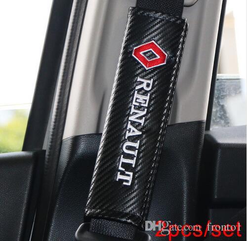 

Car Styling Seat Belt Cover Pad fit for Renault duster megane 2 logan renault clio 2110, Black