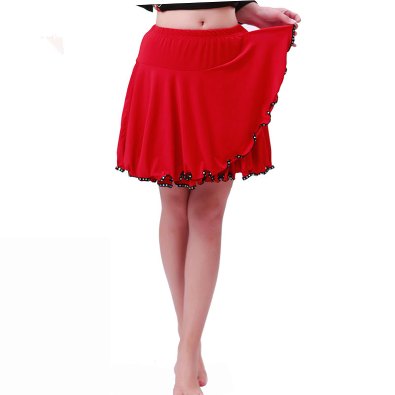 2018 Women Latin Dance Skirts fashion Lady Sexy Costumes Practice Ballroom Tango Salsa Cha Cha Dancing Show Practice Skirts-image-422005927