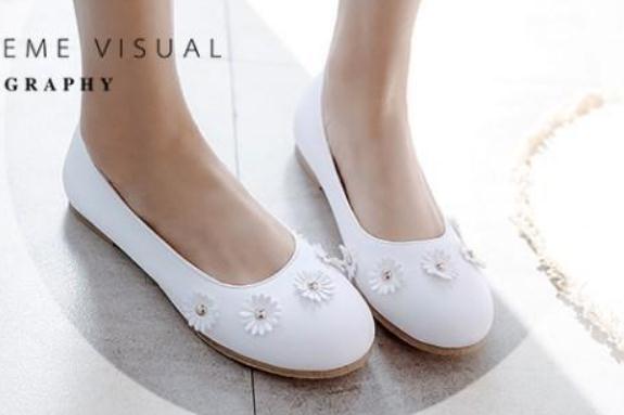 

Free send 2018 spring new style flat bottom round head women's shoes@11, Black