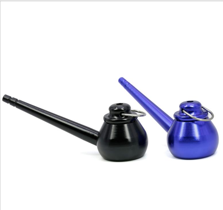 

New Length 80MM Aluminum Alloy Pipe Teapot Modeling Ribbon Cover Pipe