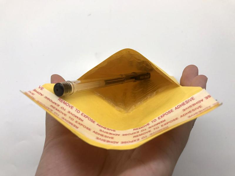 

Kraft Mailer Sealing Shipping Package Small Size 11*13cm (4.3*5.1inch) Easy Packing Light-weight PE Bubble Padded Envelopes Bags