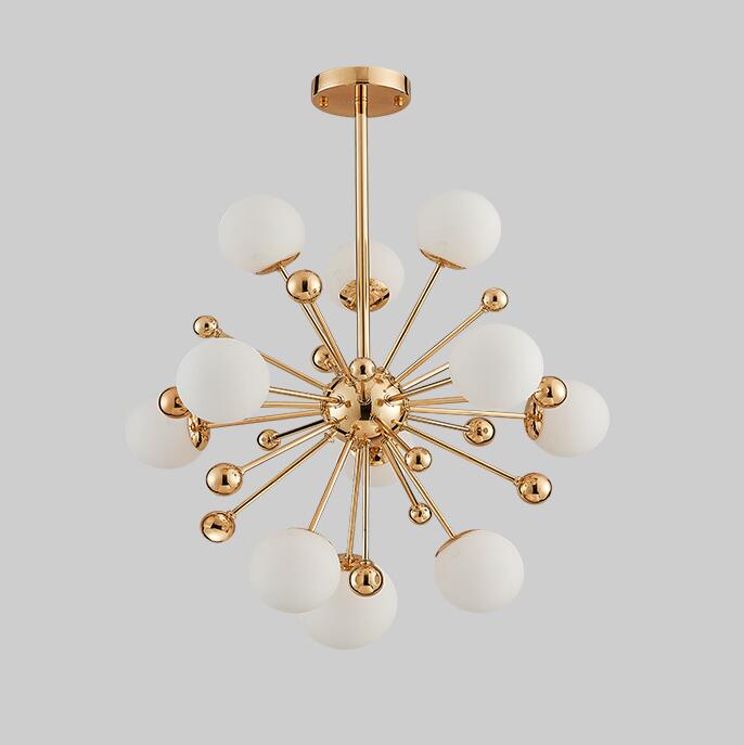 

Nordic LED Dandelion Glass Ball Chandelier Ligthing Gold Pendant Light 11/12/18 Lights for Bedroom Dining room Restaurant