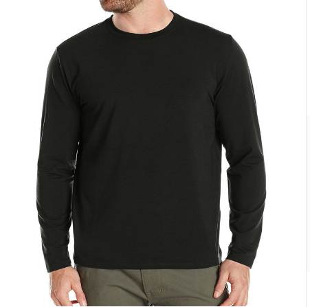 

RFBEAR cotton Solid color t shirt New Autumn and winter man T-shirt fashion long sleeved casual o-neck t shirt -5XL