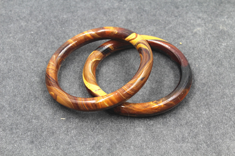 

Pair Natural beautiful Chinese red agate jade bangle bracelet size 68mm ~70mm