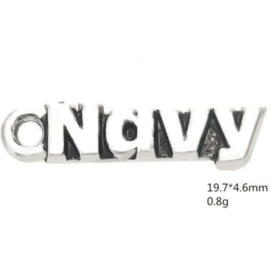 

Zinc Alloy Word Navy Charm Antique Silver Plated Jewelry Other customized jewelry