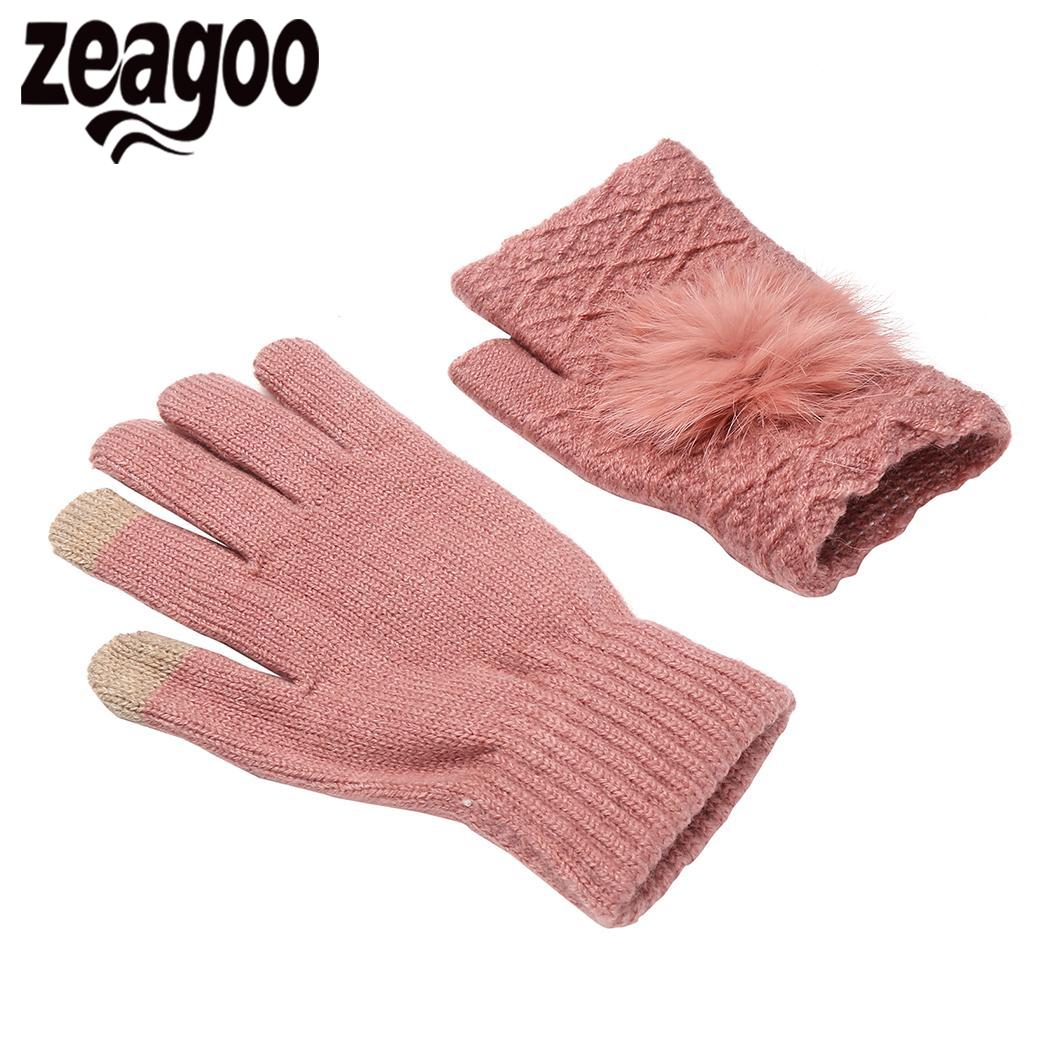 SANKE Lady Winter Warm Multi-Function Gloves Hand for Touch Screen Soft Mitten