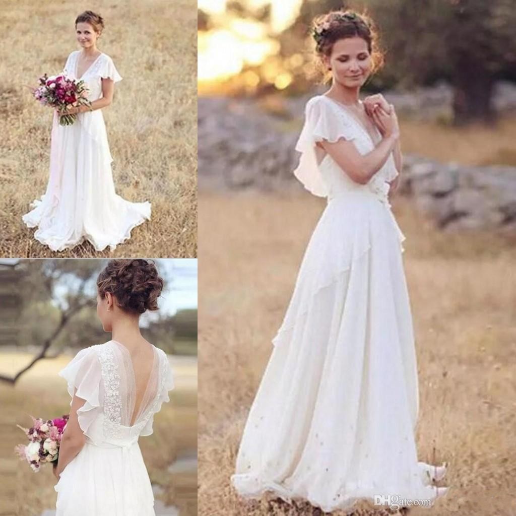 simple western wedding dress