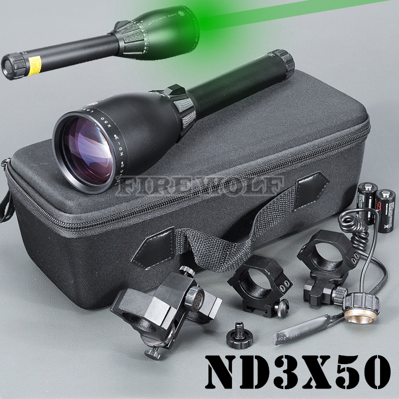 

LASER GENETICS ND3 X50 ND50 Long Distance Green Laser Designator w/ Adjustable Scope Mount for Hunting