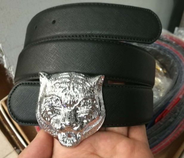 

New belt brand tiger copper buckle belts designer belts luxury belt high quality belts for men leather belt, Black;brown