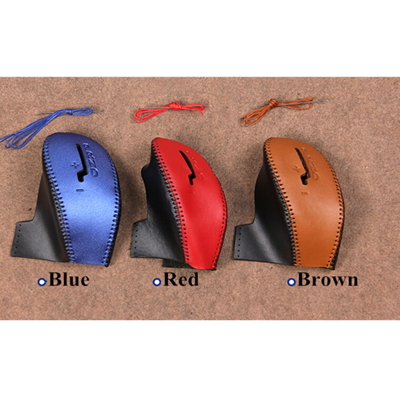 

Genuine Leather Center Console Gear Shift decorative Sleeve Handbrake Protective Sleeve for Volvo XC60 S60 V60 V40319j