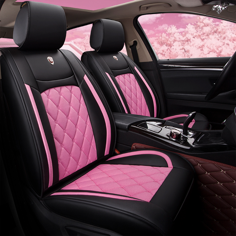 pink car covers
