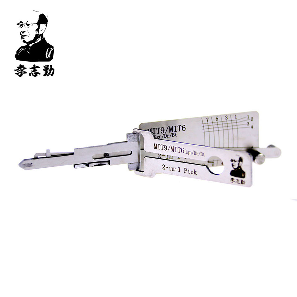 

Mr. Li's Original Lishi MIT9/MIT6 2in1 Decoder and Pick - Best Automotive Locks Unlock Tools on the Market