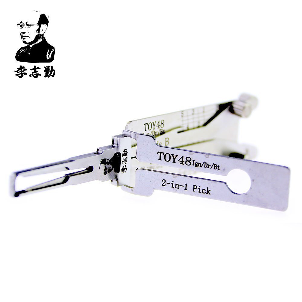 

Original Lishi 2 in 1 Toy48-Toyota 3-IN-1 Lock pick for ignition lock, door lock, and decoder genuine !used for Toyota Crown