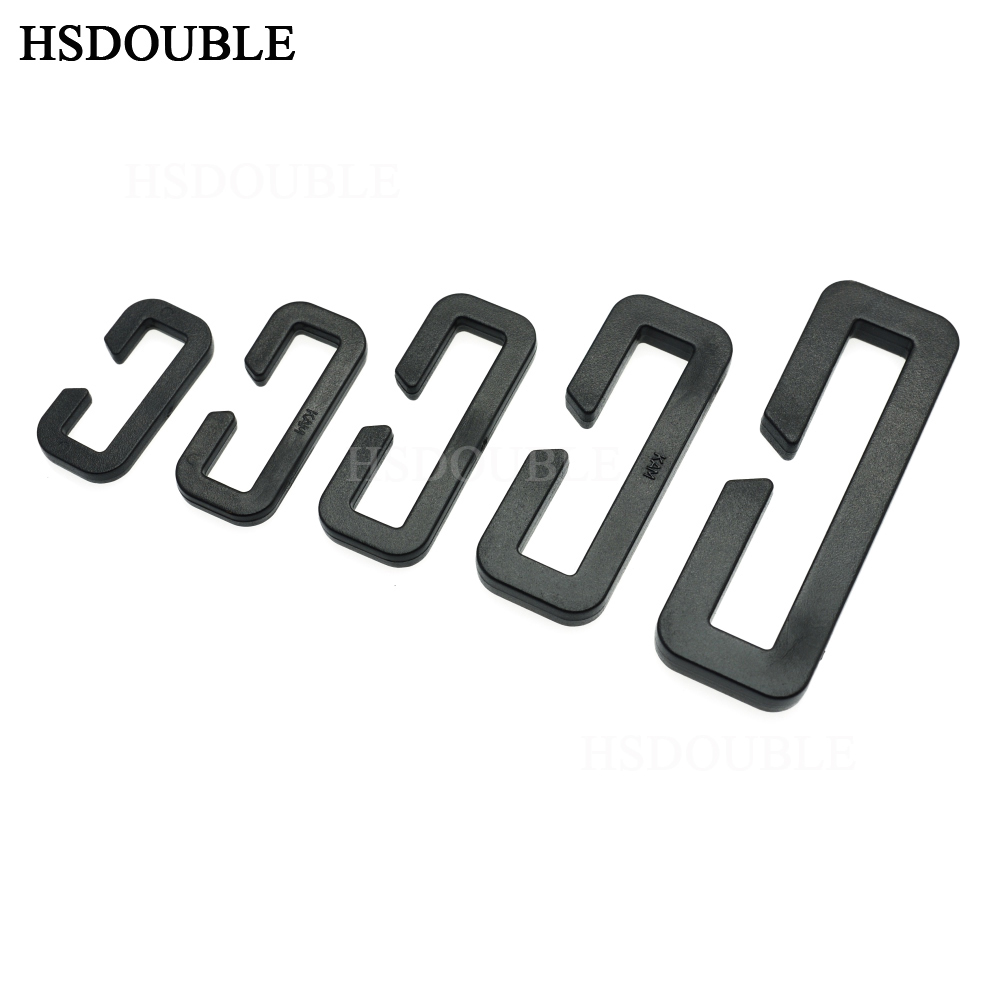 

Plastic Looploc Rectangular Ring Buckle Backpack Webbing Strap Sports Bags Parts