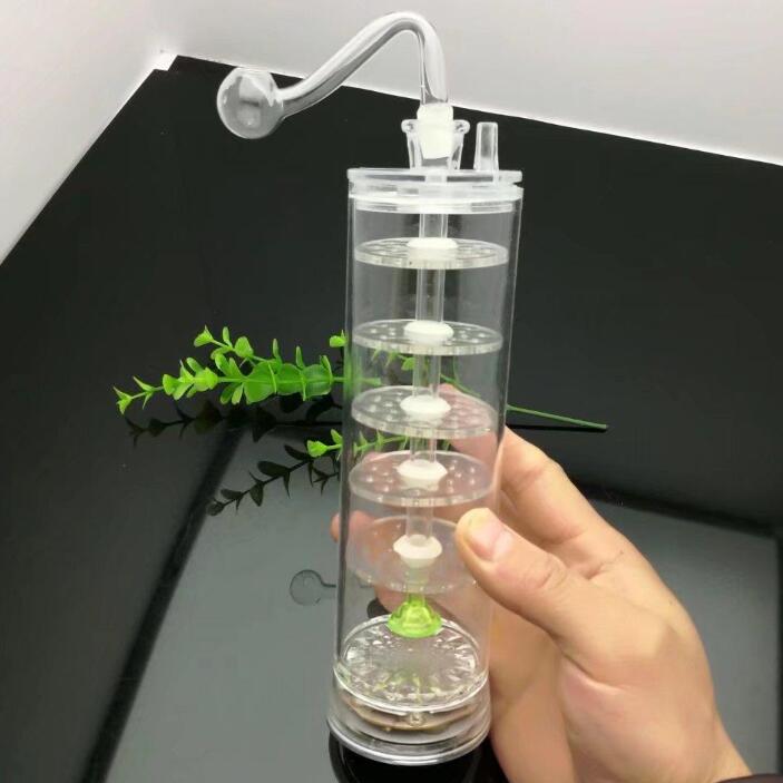 

Multilayer acrylic hookah Wholesale bongs Oil Burner Pipes Water Pipes Glass Pipe Oil Rigs Smoking, Free Shipping