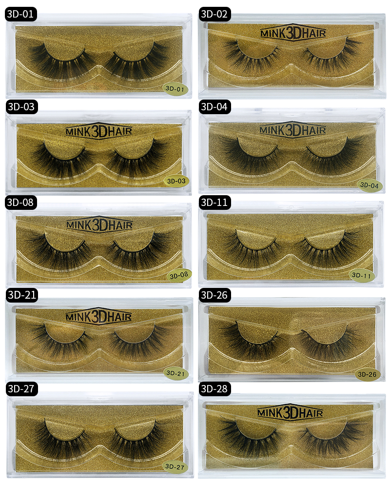 

Hot 22 Style False Eyelashes 3D Mink Lashes Eyelashes Messy Natural Long Thick Faux Eye Lashes Maquiagem