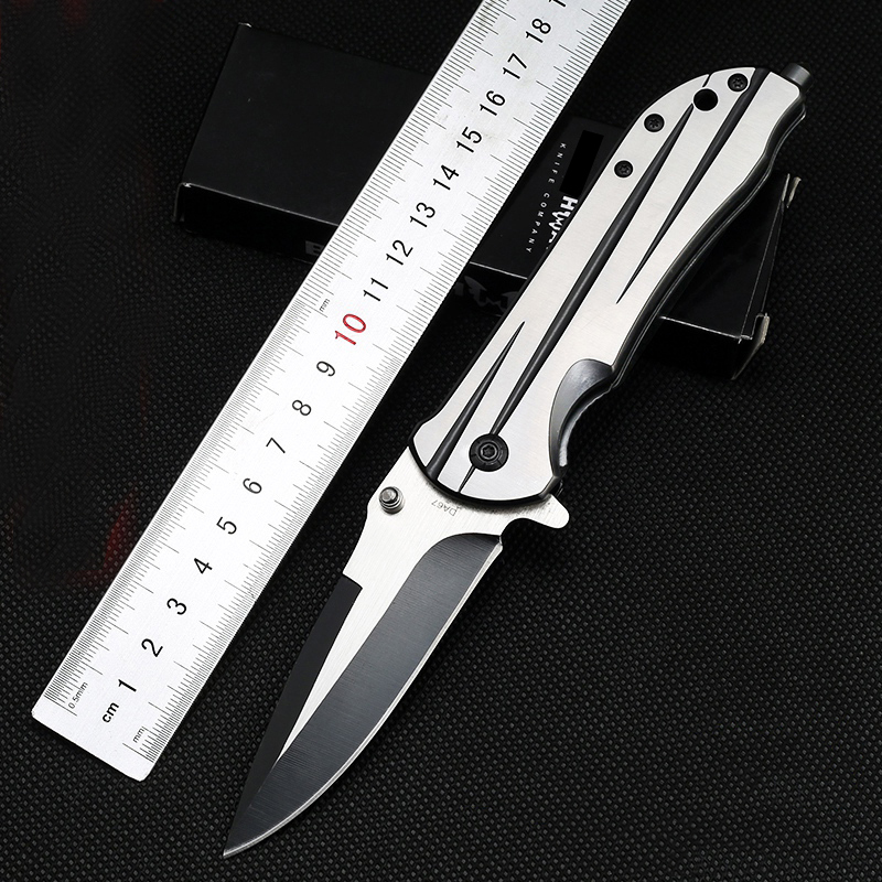 

butterfly DA67 knife Stainless Steel Manual Release Mini pocket Folding Knife Line Locker Pocket Cutter fast open camping knife EDC Tool