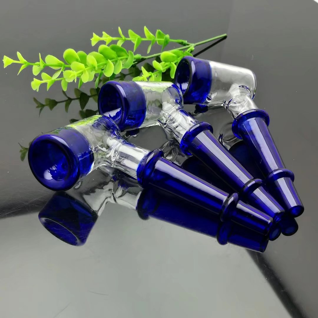 

Blue thickened glass pipe Wholesale Glass bongs Oil Burner Glass Water Pipes Oil Rigs Smoking, Oil