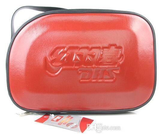 

DHS RC302/RC303/RC304 (RC-302/RC-303/RC-304) Sky Hard Leather Table Tennis Tennis Racket Cover ping pong bags, Red