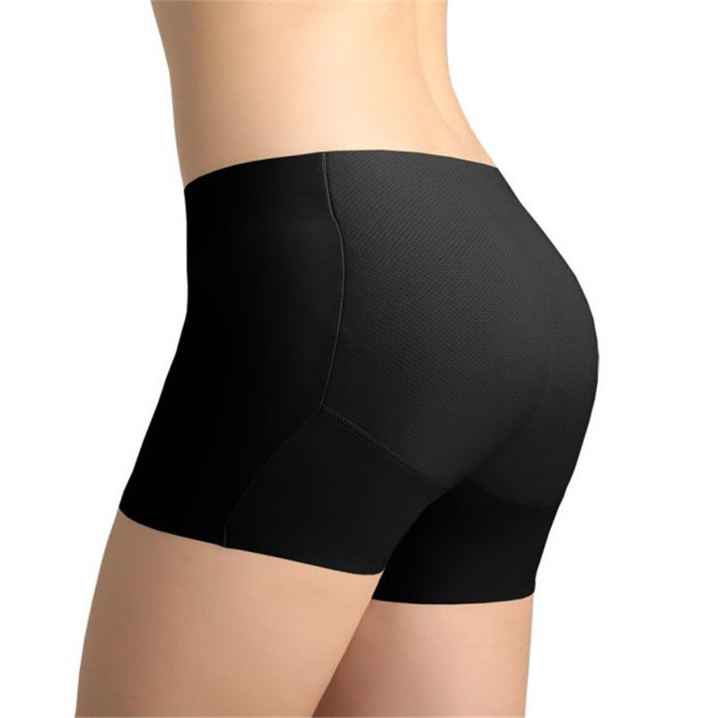 

Sexy Padded Panties Seamless Nice Bottom Panties Buttocks Push Up Lingerie Underwear Women Butt lift Briefs Culotte Femme, Black