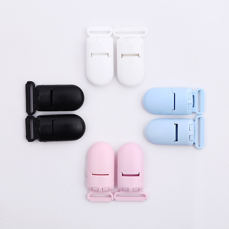 

Plastic Baby Dummy Pacifier Clips 20mm Soother Mam Infant Soother Holder Newborn Girls Boys Paci Chain Clip Badge Clamp Bib Holders