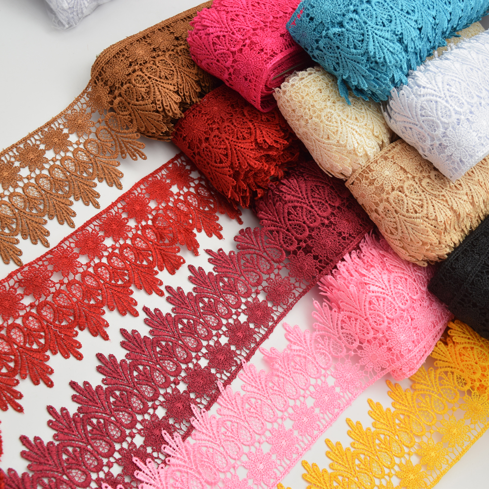

15yards Venise Lace trim wedding DIY crafted sewing 8cm 11color for choose