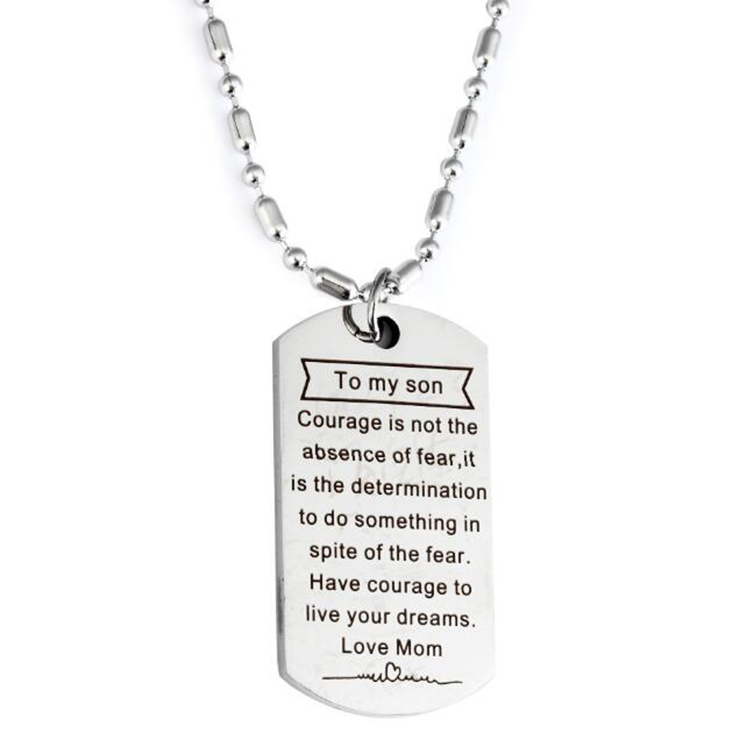 Military Necklace Keep Calm Im Canadian Custom Zinc Alloy Pendant Necklace Dog Tags