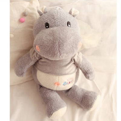grey hippo stuffed animal