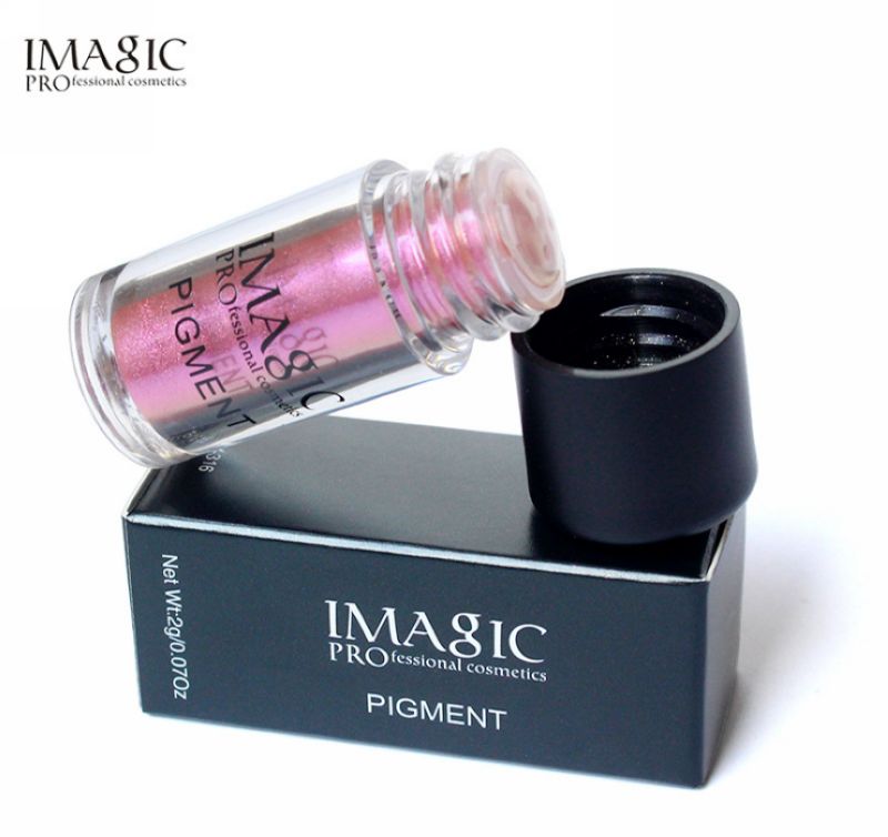 

IMAGIC New Eyeshadow Loose Pigment Shadows Eyes Metallic Glitte Powder Metallic Loose Eye Shadow Color Makeup 720PCS/LOT DHL, As shown