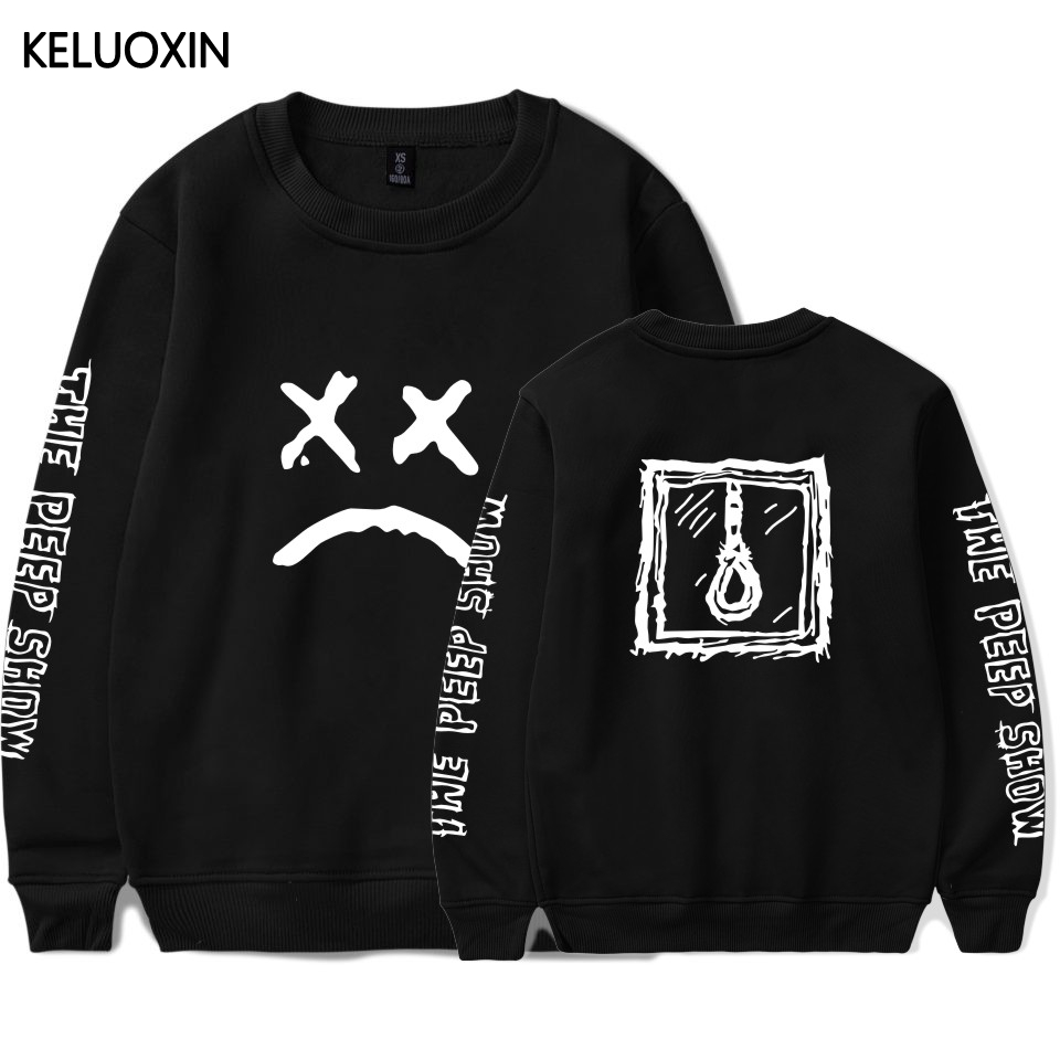 

KELUOXIN 2018 RIP Lil Peep Hoodies Men European Style Hip Hop Harajuku Sweatshirt Men Casual Hoodie Sudaderas Homme, Black