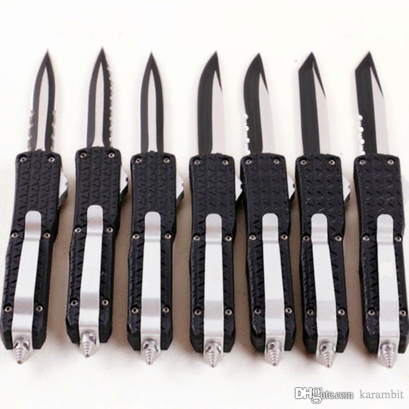 

small D07 7 inch 7 models double action tactical self defense automatic auto folding edc knife camping knife hunting knives xmas gift
