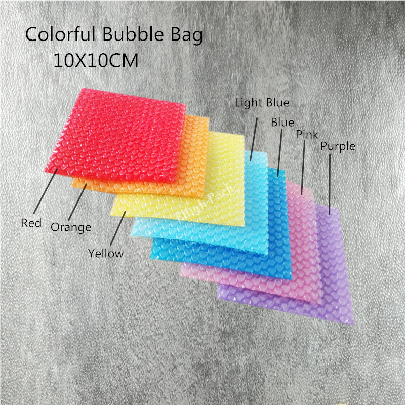 

10*10cm (3.94*3.94') 50Pcs New Heart-shaped Bubble Bags Inflatable Bag Foam Wrap For Packing Material Gift Decoration