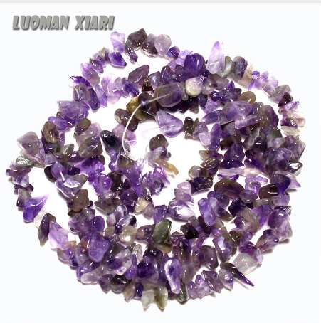 

Freeform Chips Shape Amethysts Purple Quartz Beads Natural Stone Beads For Jewelry Making Wholesale Strand 34''lot DIY Bracelet