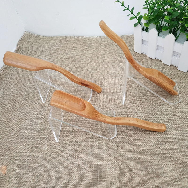 

100pcs New Natural Handmade Bamboo Tea Spoon Coffee Scoop Teaspoon tea shovel Accessories Gift For Friends