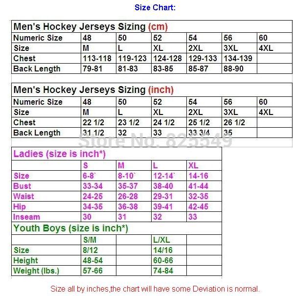 Giordano Size Chart