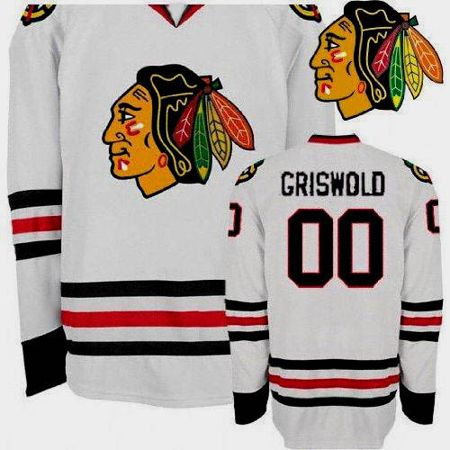 

Mens Christmas Vacation Movie Hockey Jersey #00 Clark Griswold Christmas Vacation Movie Hockey Jerseys Cheap White Fast Shipping, 00 white