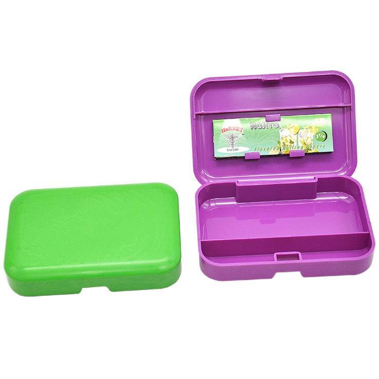 

Super thin transparent plastic cigarette box metal box