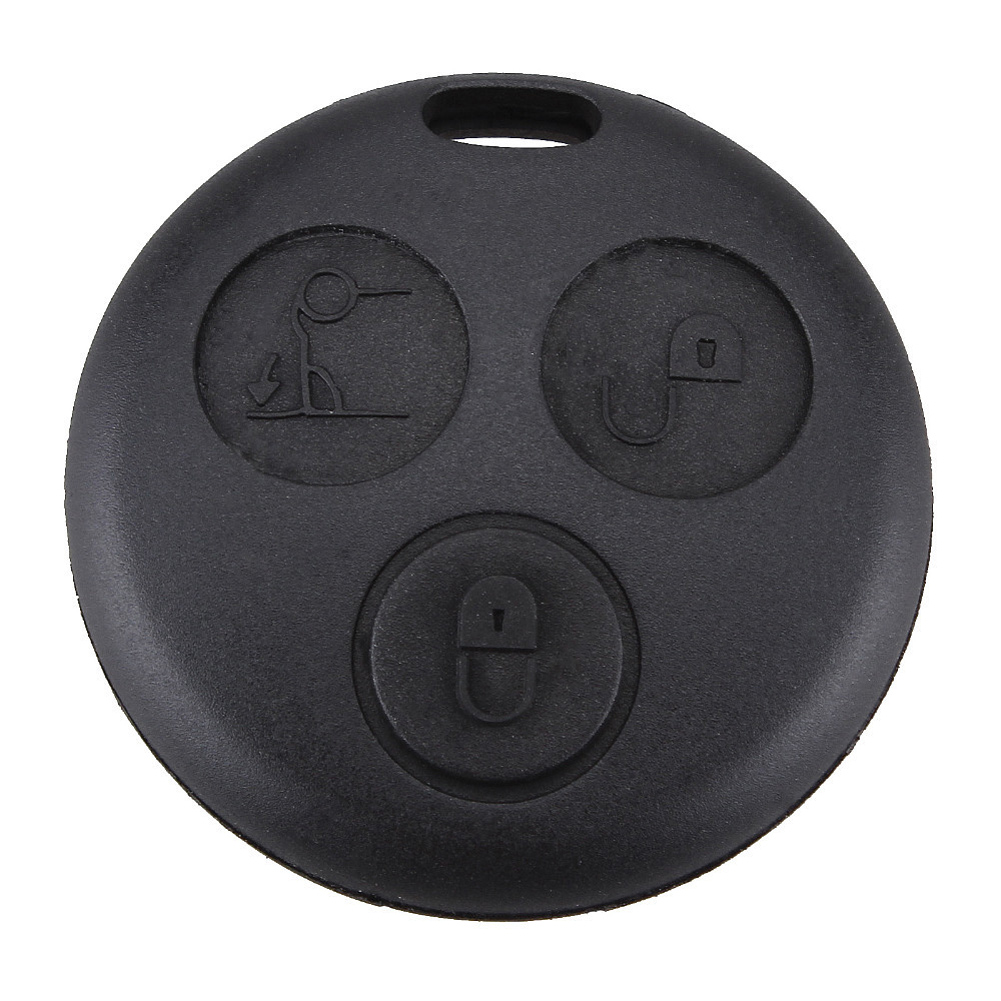 3Buttons Remote Key Shell Case Replacement Fob for Car SMART Fortwo Benz-image-415689597