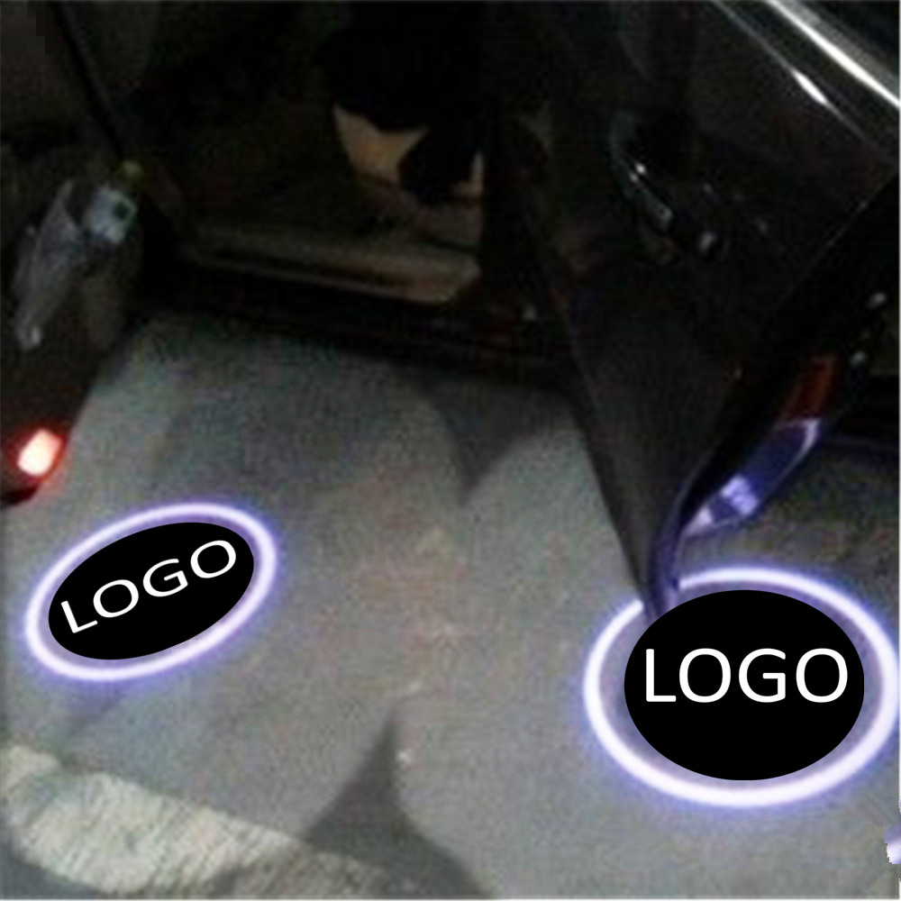 for Alfa Romeo for Scania 2pcs/pair Wireless Car Door Welcome Light Logo Drill Type Badge Lights LED Laser Ghost Shadow Projector Lamp-image-413497170