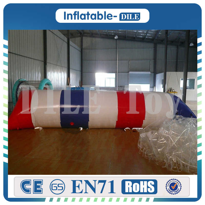 

Free Shipping 5m*2m Inflatable Blob Jumping Water Air Bag Water Catapult Blob Inflatable Water Jumping Pillow with Free Pump