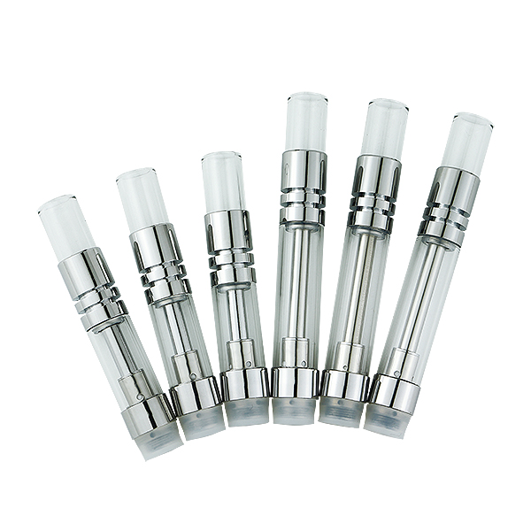 

Refillable ceramic coil atomizers 510 glass cartridge .5ml 1ml vaporizer pen empty for thick oil Tank