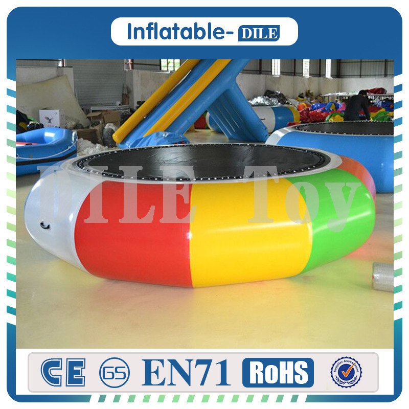 

Free shipping door to door 3m Durable waterproof water trampoline , sport equipment inflatable water trampoline for sale