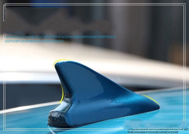 

High quality ABS material car roof Shark fin decorative cover with paint for Nissan Lannia/bluebird 2016