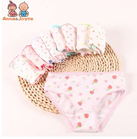 1pc/lot Fashion Baby Girls Underwear Cotton Panties for Girls Kids Short Briefs Children Underwear Suit 1-12years-image-427591908