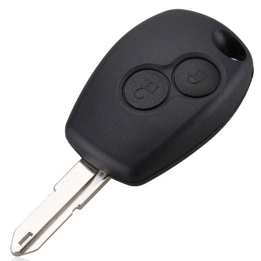 Llaves de coche 2 teclas Control remoto 434 MHz para Renault Twingo Clio Kangoo