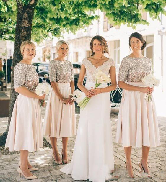 skirt and top bridesmaid dresses