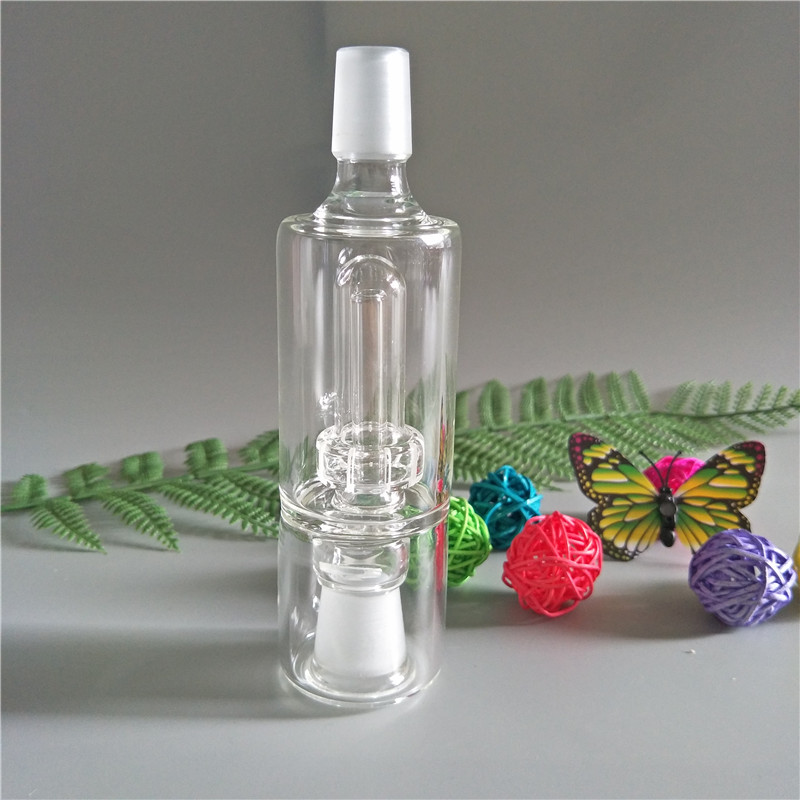 

Glass hookah mouthpiece vapexhale hydratube with circ style perc connect evo to whip for smooth and rich penetration (GM-003)