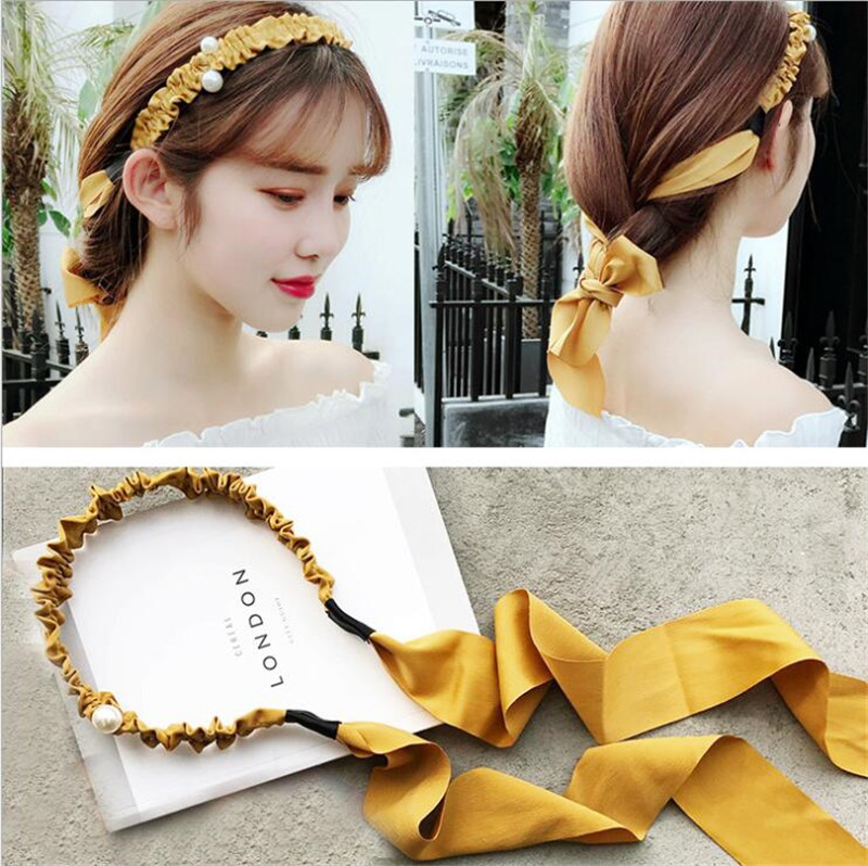 

Korean Fashion Fabric Knot Hairband Women Girls Hair Head Hoop Bands Scrunchy Accessories For Women Headband Hairband Headwear